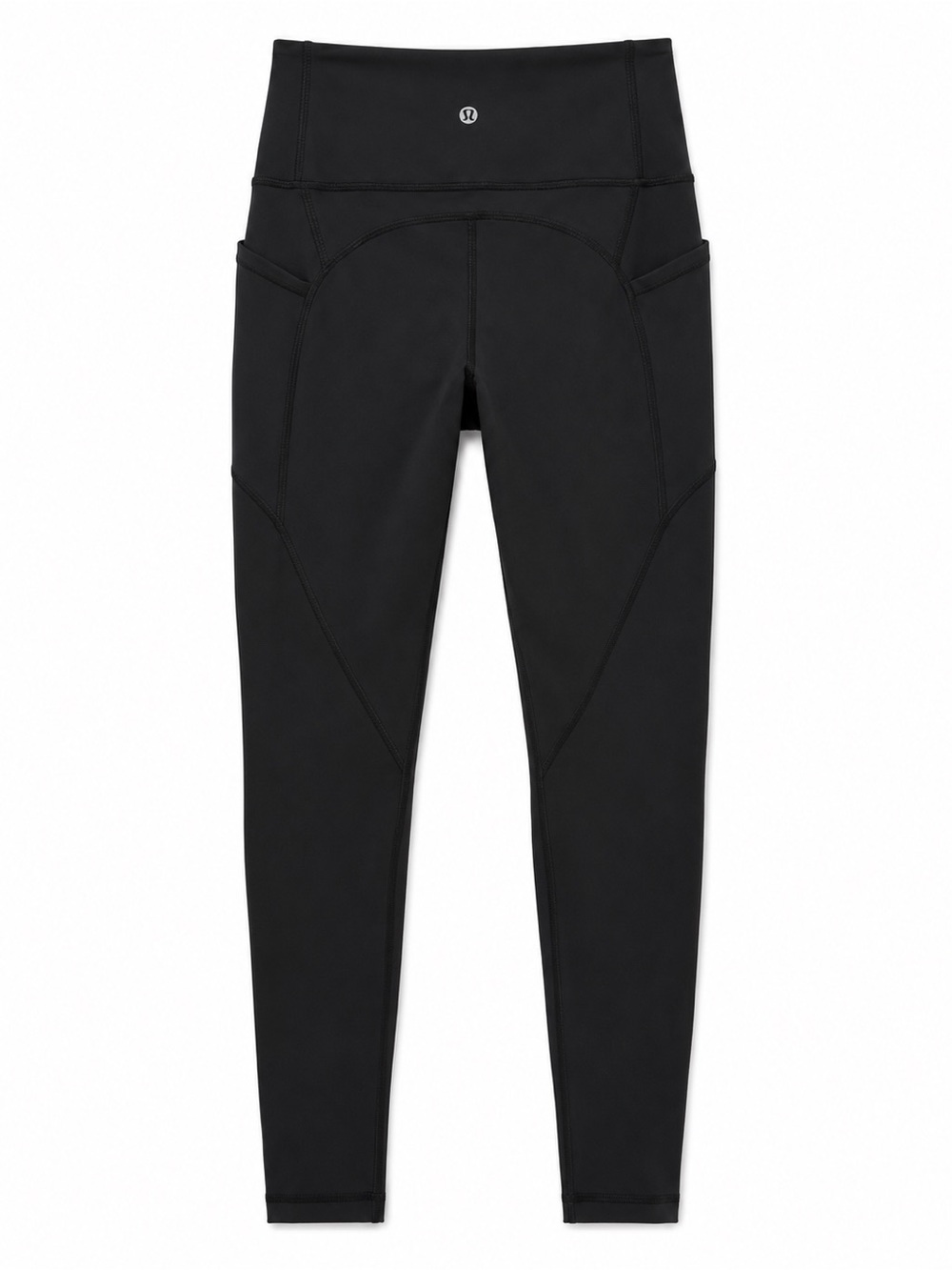 Lululemon Black High Rise Leggings Size 2 Pockets Athletic Yoga
